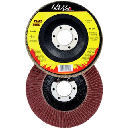 Tool 4.5 in. 36 Grit Type 27 Flap Disc TO3350766
